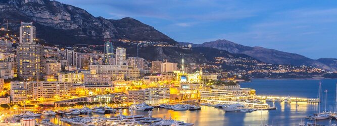 Trip Portugal Feriendestination Monaco - Genießen Sie die Fahrt Ihres Lebens am Steuer eines feurigen Lamborghini oder rassigen Ferrari. Starten Sie Ihre Spritztour in Monaco und lassen Sie das Fürstentum unter den vielen bewundernden Blicken der Passanten hinter sich. Cruisen Sie auf den wunderschönen Küstenstraßen der Côte d’Azur und den herrlichen Panoramastraßen über und um Monaco. Erleben Sie die unbeschreibliche Erotik dieses berauschenden Fahrgefühls, spüren Sie die Power & Kraft und das satte Brummen & Vibrieren der Motoren. Erkunden Sie als Pilot oder Co-Pilot in einem dieser legendären Supersportwagen einen Abschnitt der weltberühmten Formel-1-Rennstrecke in Monaco. Nehmen Sie als Erinnerung an diese Challenge ein persönliches Video oder Zertifikat mit nach Hause. Die beliebtesten Orte für Ferien in Monaco, locken mit besten Angebote für Hotels und Ferienunterkünfte mit Werbeaktionen, Rabatten, Sonderangebote für Monaco Urlaub buchen.